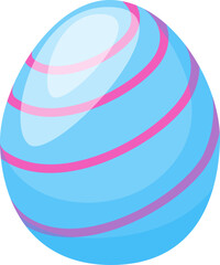 Blue Easter Egg