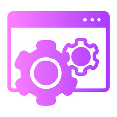 Maintenance  gradient icon