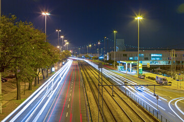 Railway Station in Lisbon in Portugal as Rossio Railway Station