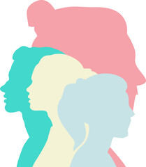 International Womens day Silhouette