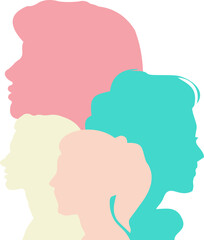 International Womens day Silhouette