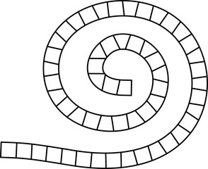 board game path outline