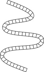 board game path outline