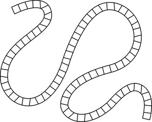 board game path outline