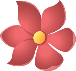 3d Flower Element
