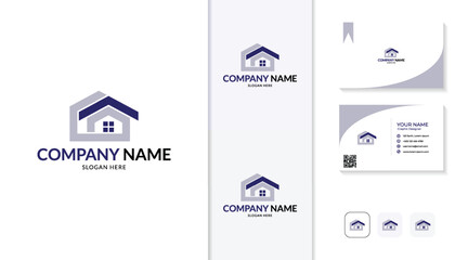 real estate logo, house logo, architecture logo with letter G Including business card design