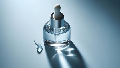 Transparent clear liquid serum gel cosmetic texture background