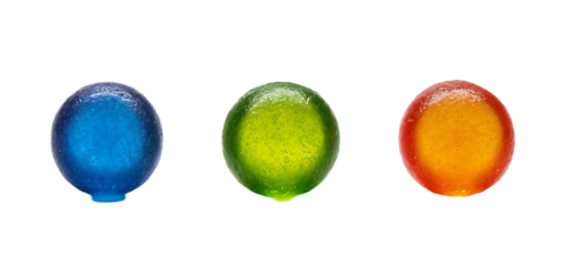 Abstract Colorful Spheres Vivid Green Blue Red Background Art Aqua Shiny Image Macro Jewel