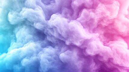 Fototapeta premium Colorful abstract cloud background with soft texture in purple and blue tones. Generative AI