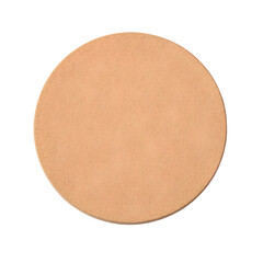 Round paper sticker isolated on transparent background