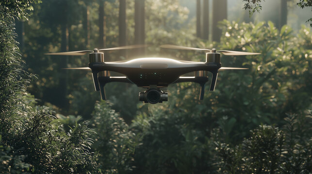 Autonomous Drone Navigating Forest with Obstacle Avoidance Sensors