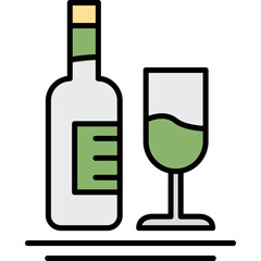 White Wine Icon