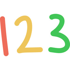 handdrawn doodle school 123