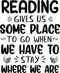 Book Reading T-shirt Design graphic