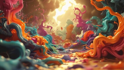 cinematic photograph depicting the turbulent mental state of ADHD overload