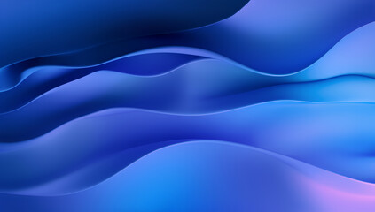 Captivating Blue Waves Background With Smooth Gradients and Flow