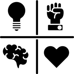 Motivation Matrix Icon