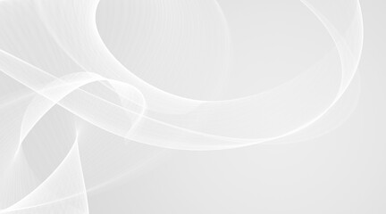 White Striped Waves Create a Serene and Elegant Background Design