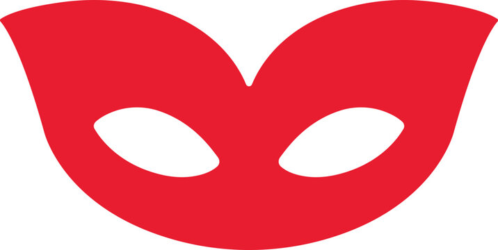 recommend clip art: Different Mask silhouette isolated on transparent background Masquerade vector for apps or web party superhero carnival villain or burglar icon in flat. costume eye mask hidden person face