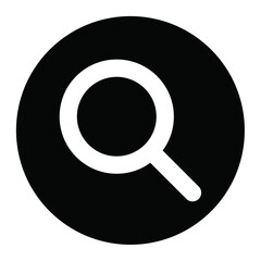 Search vector icon, Search magnifying glass icon, Search icon magnifying glass vector
