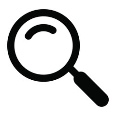 Search vector icon, Search magnifying glass icon, Search icon magnifying glass vector