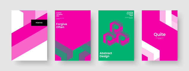 Naklejka premium Isolated Report Template. Creative Flyer Design. Geometric Book Cover Layout. Banner. Background. Business Presentation. Poster. Brochure. Notebook. Leaflet. Journal. Handbill. Advertising. Catalog