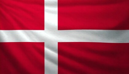 Fototapeta premium flag of denmark waving