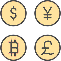 Currency Symbols Icon