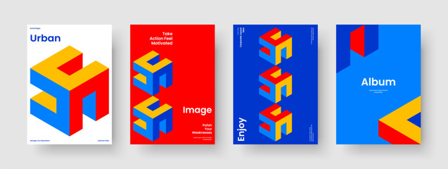 Isolated Flyer Design. Geometric Background Template. Abstract Book Cover Layout. Report. Brochure. Banner. Business Presentation. Poster. Newsletter. Journal. Pamphlet. Portfolio. Brand Identity