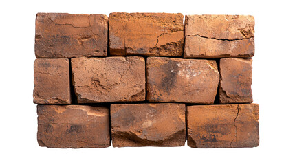 Obraz premium Brown rocks on black background, a study in texture and contrast of natural earth minerals