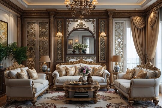Elegant Cabinet Design for Stylish Living Room Interior Decor