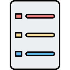 Unique Menu Vector Icon