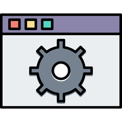 Unique Settings Vector Icon