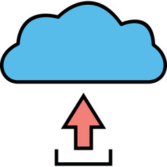 Upload to Cloud Icon