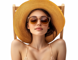 young woman wearing sunglasses