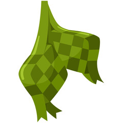 Illustration of Ketupat Ramadan Indonesian Food