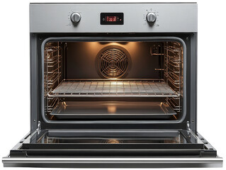 Obraz premium Modern oven design, white isolate background