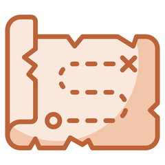 Treasure Map Icon