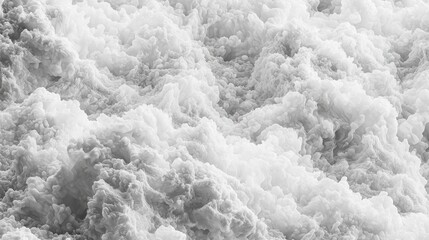 Fototapeta premium Crystal-clear seamless white cloud waves, intricate sky ripple patterns for overlays.