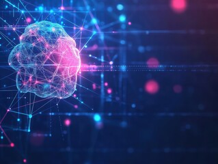 Intricate Sphere Composed of Interconnected Lines and Dots Representing a Network of Ideas and Connectivity in a Modern Digital Landscape Concept