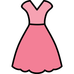 Woman's Dress Icon