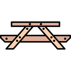 Picnic of Table Icon
