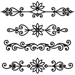 Premium Black Divider Line Pack