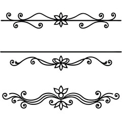 Retro-Style Black Divider Collection