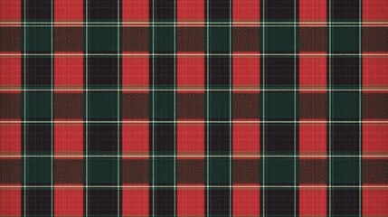 Red and Green Plaid Texture Pattern Design, Fabric Background, Christmas Concept Plaid, Texture