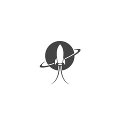 Simple Rocket Icon Representing Space Exploration and Adventure