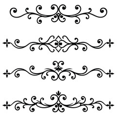 Classic Black Line Dividers Set