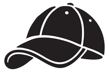 Modern Baseball Cap Silhouette Vector Art for Designers and Brands