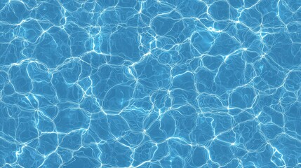 Realistic seamless lake water ripples, ultra-clear reflections for a natural summer overlay.