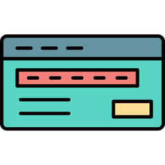 Credit Card Vector Icon